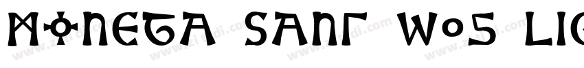 Moneta Sans W05 Ligh字体转换